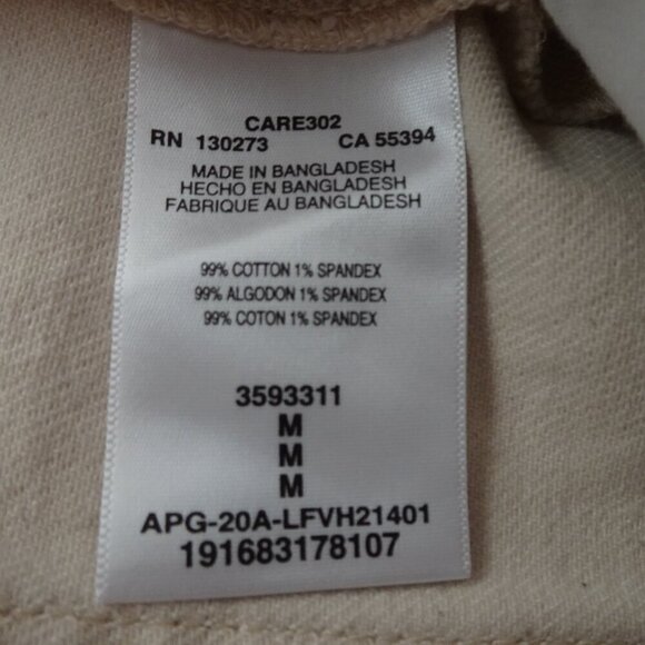 Lee Short Overalls Shortalls Women's Size M Beige Denim Romper Coveralls - Picture 9 of 10